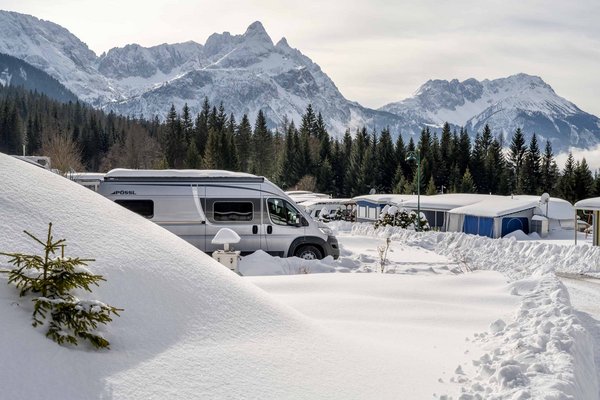 Wintercamper im Zugspitz Resort